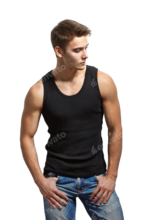 Preview: Portrait of young stylish man