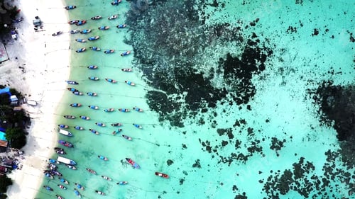 Preview: aerial view over seascape