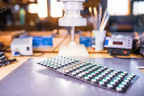 Preview: Panel of LED light indicators is in the production