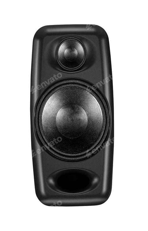 Preview: Audio speaker isolated on white