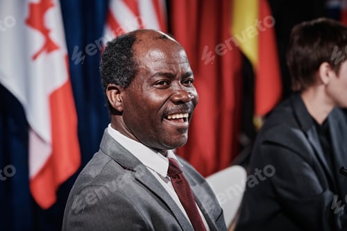 Preview: Successful politician at international meeting
