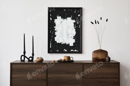 Preview: Creative composition of modern living room interior design