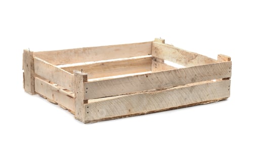 Preview: Wooden fruit crate
