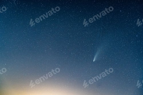 Preview: Mesmerizing night sky with a shooting star