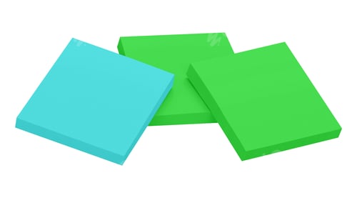 Preview: sticky notes isolated on white