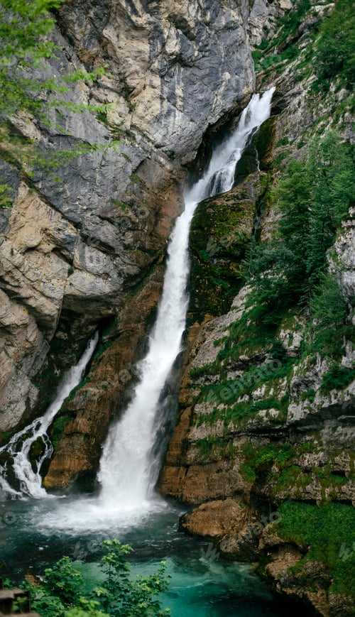 Preview: Savica waterfall at Bohinj Valley, Slovenia