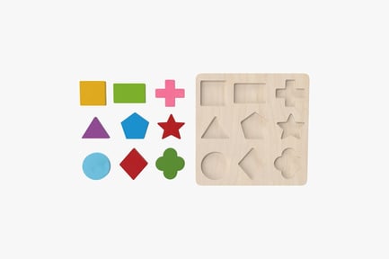 Preview: Geometric Shape Sorter Puzzle