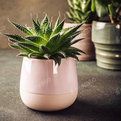 Preview: Indoor houseplant succulent
