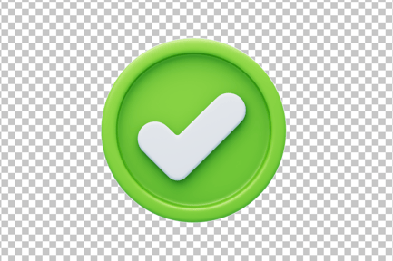 Preview: Approved 3D Icon