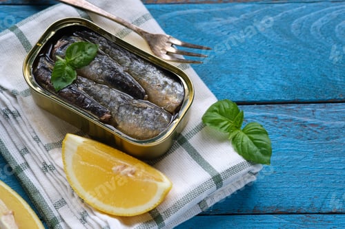 Preview: Can of sardines in olive oil