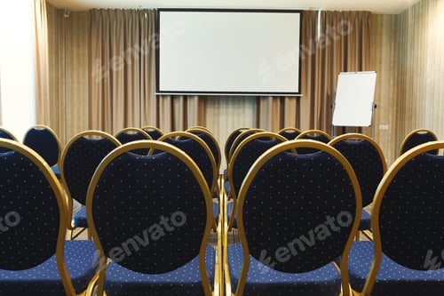 Preview: Interior of modern conference hall in hotel
