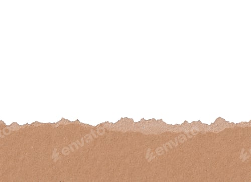 Preview: torn craft paper texture ripped corner page