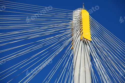 Preview: Suspension bridge with cables