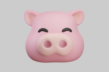 Preview: Cartoon pig head