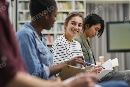Preview: Students sitting at seminar