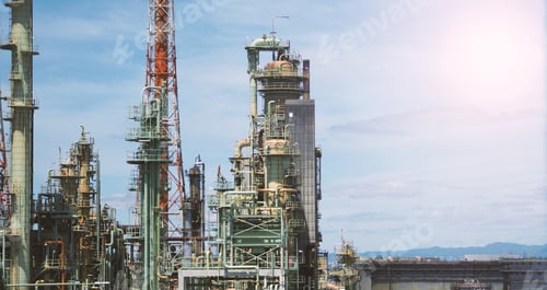 Preview: Petroleum factory oil tank in Osaka Japan