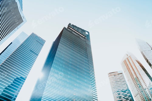 Preview: Cityscape desktop wallpaper background, vivid tone