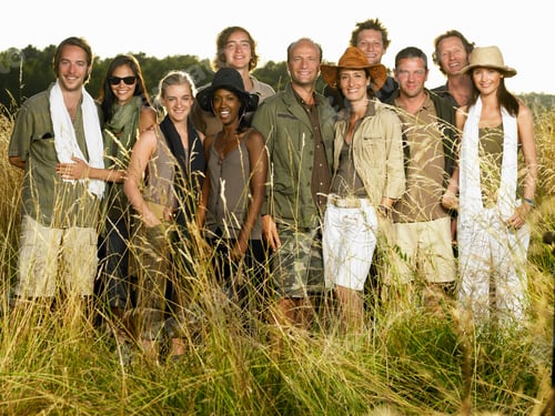 Preview: People dressed for a safari, smiling