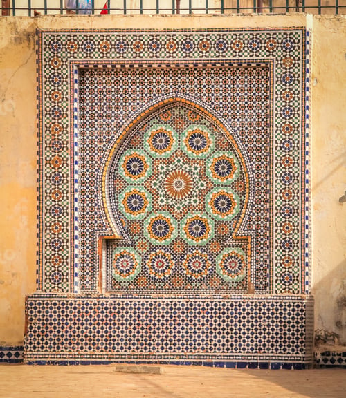 Preview: Traditional water fountain - Meknes, Morocco