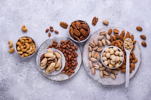 Preview: Almonds, pecan, macadamia, pistachio, and cashew