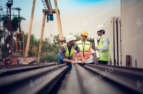 Preview: Before transporting the steel structure to the following section to be used in building,
