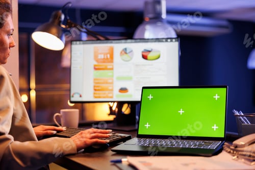 Preview: Executive manager typing marketing strategy