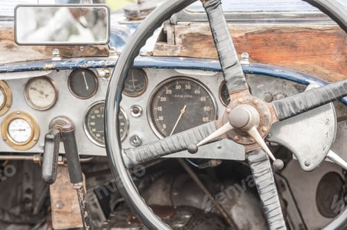 Preview: rusty vehicle dashboard