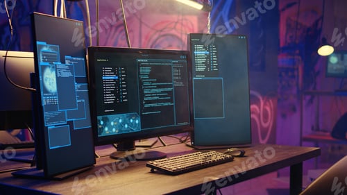 Preview: Code running on PC in underground base