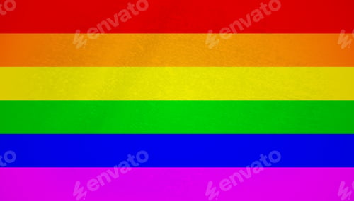 Preview: LGBT rainbow flag grunge waving in the wind.