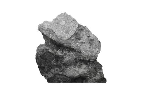 Preview: rock isolated on white background.
