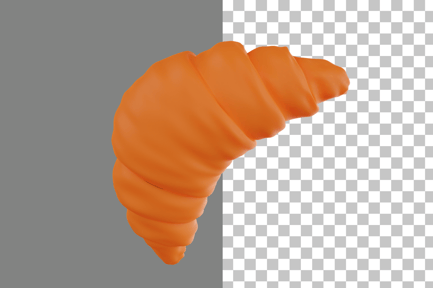 Preview: Croissant 3D Icon