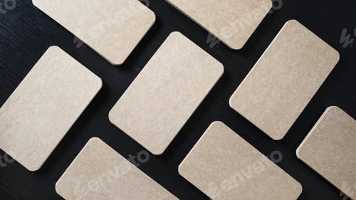 Preview: Empty Business Card Mockup, Blank Professional Luxury Card Mock-up