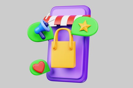 Preview: Mobile shopping app concept