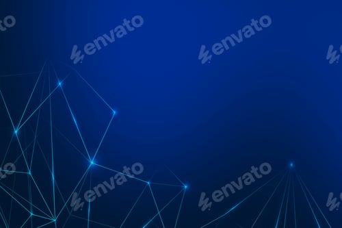 Preview: Connecting lines on a blue background illustration