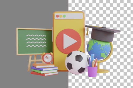 Preview: Online Education 3D Icon