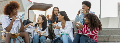 Preview: College Students Chatting and Walking on Campus