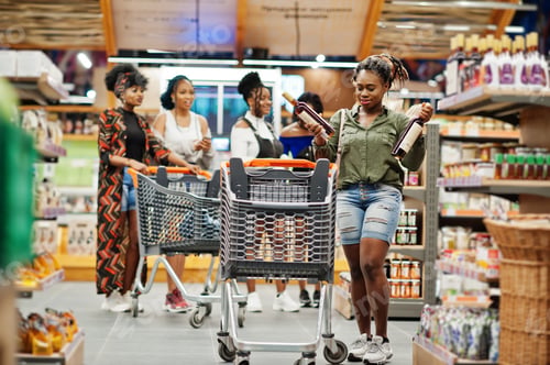 Preview: Africans at supermarket
