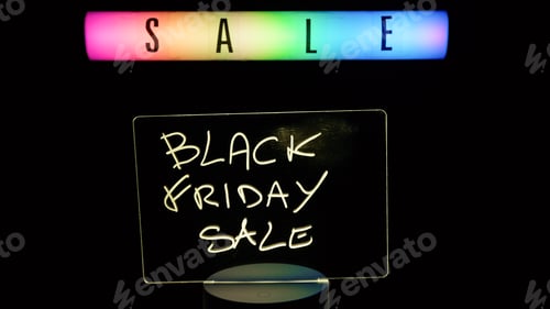 Preview: Sale Rainbow Alert on Black