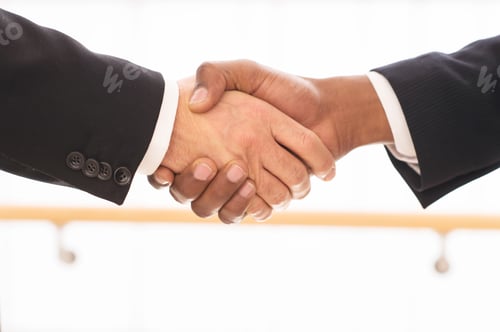 Preview: Sealing a deal. Close-up of business men shaking hands