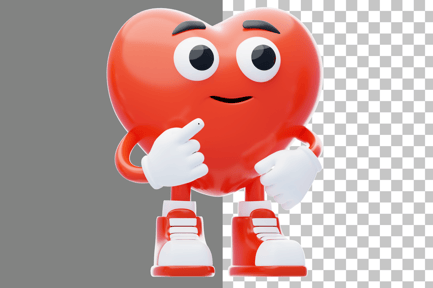 Preview: Heroic Heart Character 3D Illustration