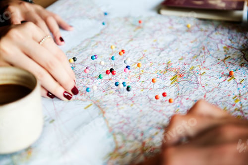 Preview: trip planning with map