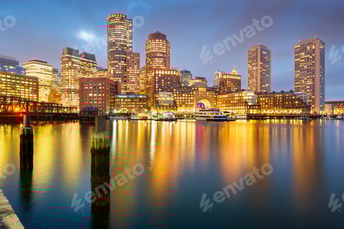 Preview: Boston, Massachusetts, USA downtown skyline