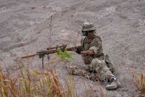 Preview: US Army Rangers with weapons