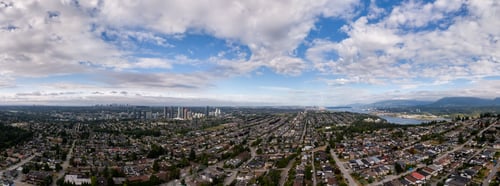 Preview: Panoramic View of Burnaby Skyline in Greater Vancouver, BC, Canada