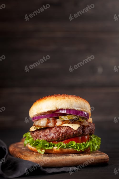 Preview: Homemade tasty beef burger