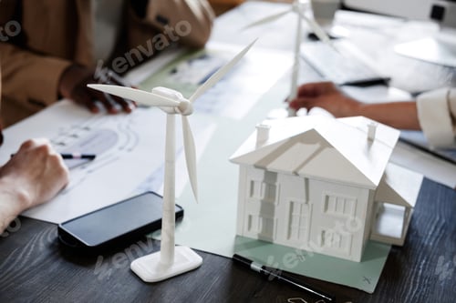 Preview: Model of new modern building