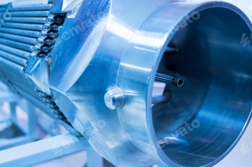 Preview: Hexagonal fuel assembly of water-water energetic reactor close up