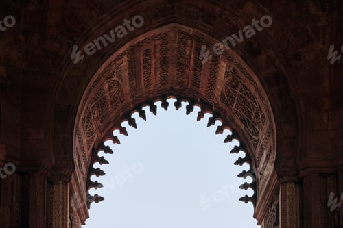 Preview: Alai Darwaza landmark part Qutb complex in South Delhi, India, Alai Darwaza main gateway