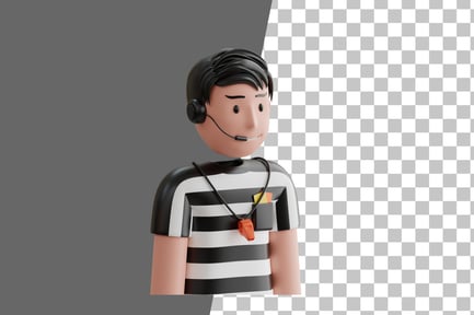 Preview: Referee 3D Icon