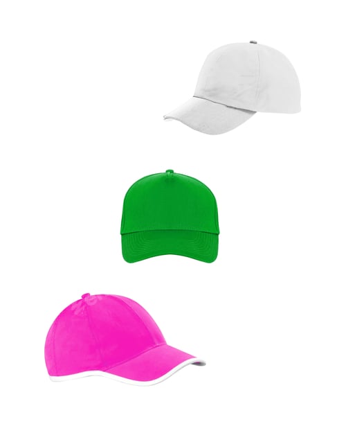 Preview: three baseball caps